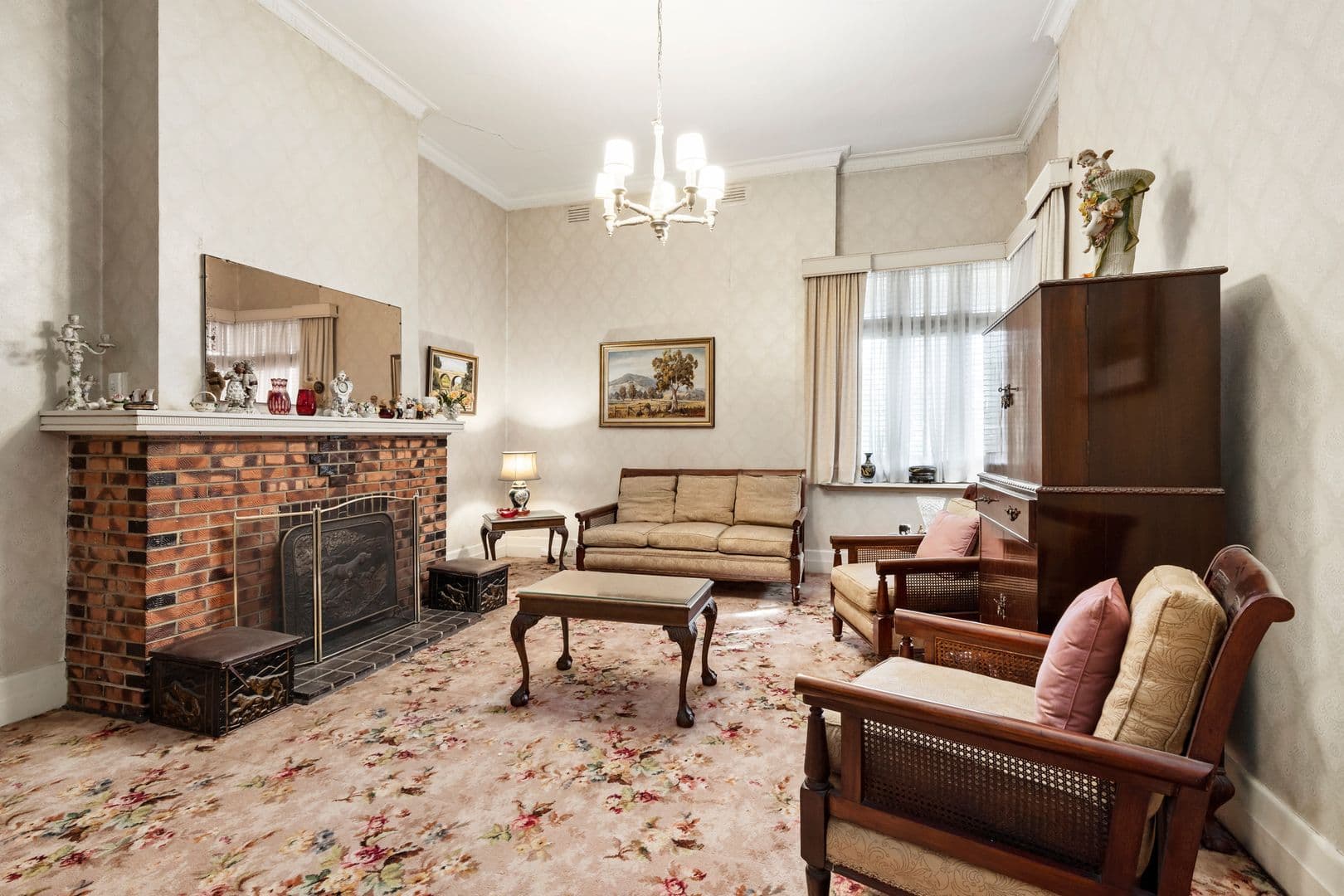 Brighton Home lounge before the work