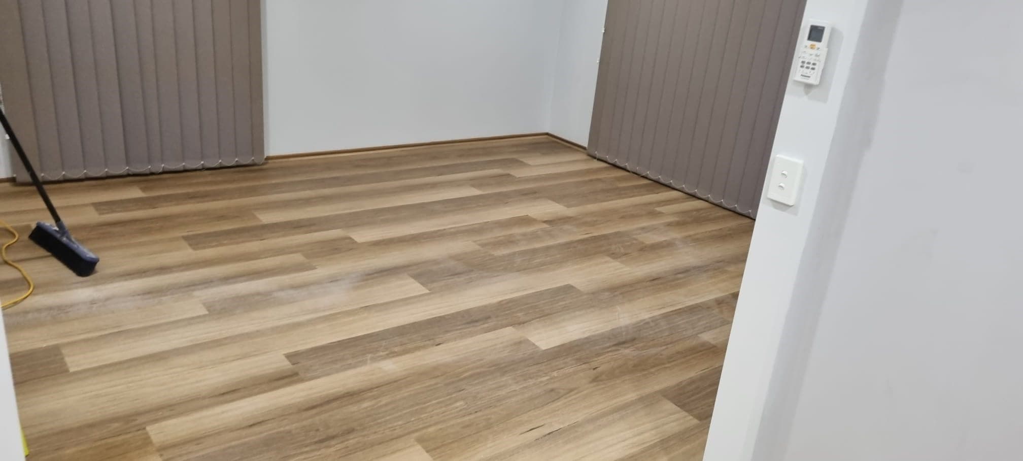 Finished timber-look floor